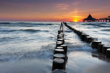Sonnenaufgang am Strand von Usedom von Tilo Grellmann | Photography