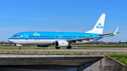 KLM Boeing 737-800 passagiersvliegtuig.