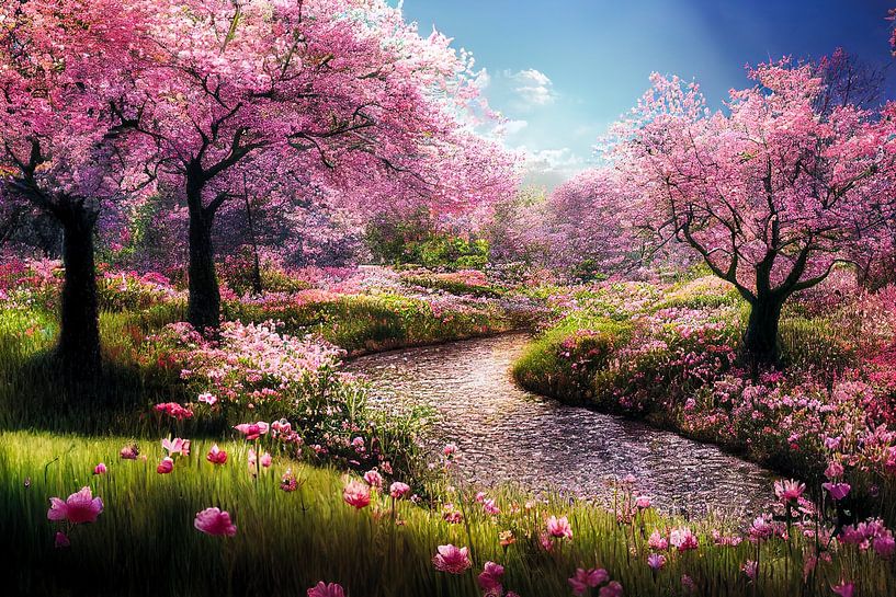 Lente in een tuin van Animaflora PicsStock