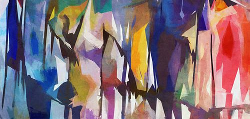 Versnipperd gekleurd papier 2