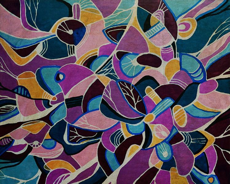 Oiseaux abstraits par Jan Keteleer