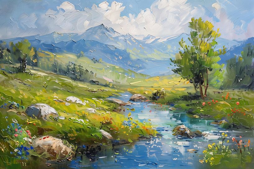 Berg idylle van ARTemberaubend