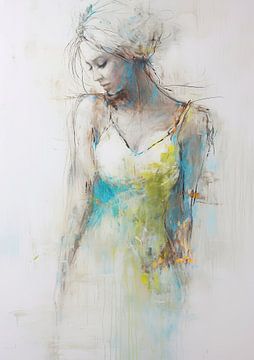 Vrouwenportret | Ethereal Grace van De Mooiste Kunst