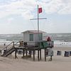 Stürmischer Tag am Strand bei Westerland auf Syt von Martin Flechsig