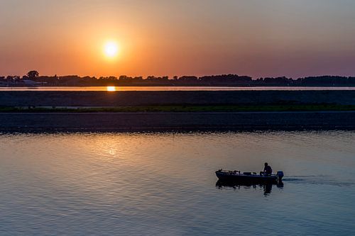 Net voor zonsondergang