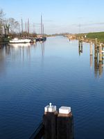uitzicht vanaf de brug bij Garnwerd