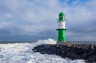 Mole an der Ostseeküste in Warnemünde von Rico Ködder Miniaturansicht