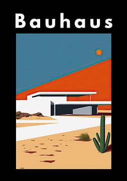 Bauhaus Poster Bauhaus Kunstdruk van Niklas Maximilian