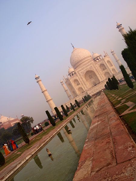 Taj Mahal - Taj mal schräg van Carina Buchspies