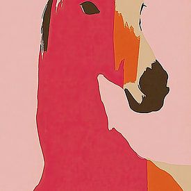 Roze Paard van Modern Collection