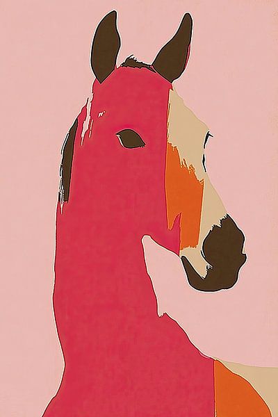 Rosa Pferd von Moderne Kollektion