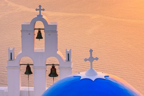 Aghioi Theodoroi kerk in Firostefani, Santorini