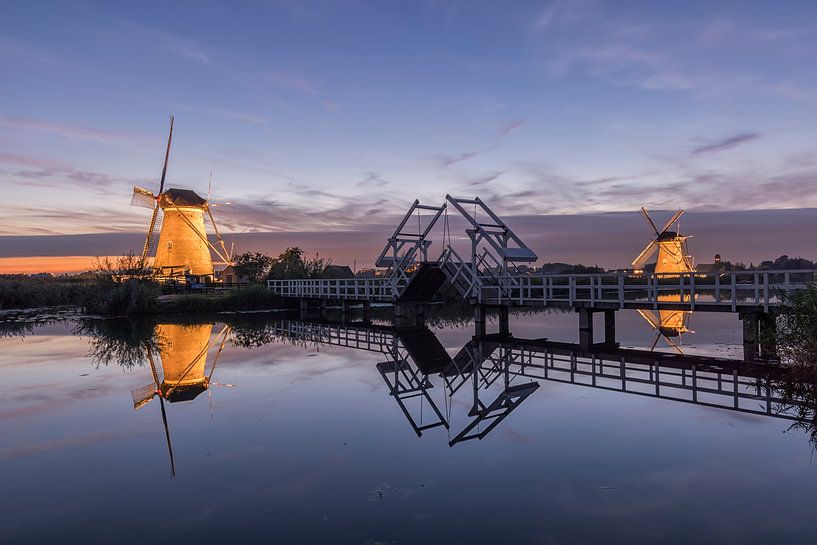 Coloring mills of Kinderdijk par Jan Koppelaar