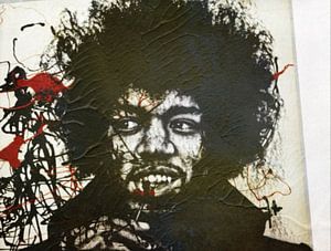 Jimi Hendrix Modern Art von Felix von Altersheim