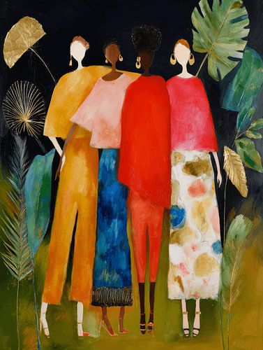 Colorful Sisterhood van Carla Van Iersel