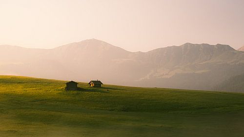 Morgendämmerung auf der Seiser Alm
