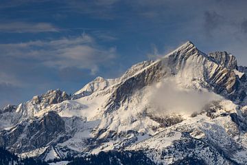 Ochtendstemming op de Alpspitze van Andreas Müller