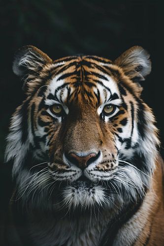 Portret van een majestueuze tijger