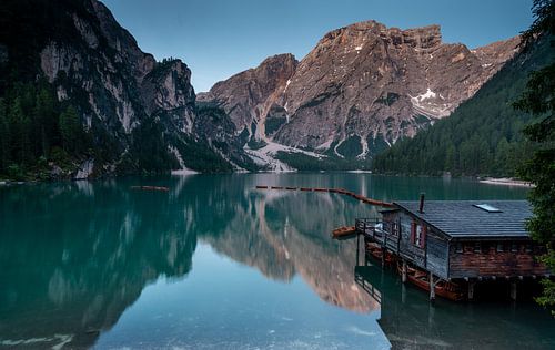 Ochtend aan het Lago di Braies
