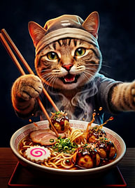 Ramen-chef Cat van John Dan