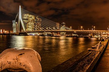 De Erasmusbrug in Rotterdam van Michelle van den Boom