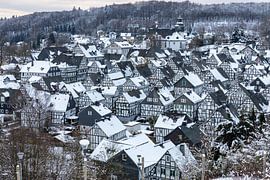 Les maisons à colombages de Freudenberg dans le Siegerland sur Roland Brack