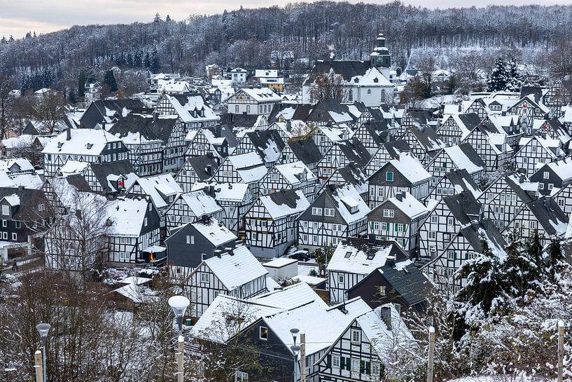 Die Fachwerkhäuser von Freudenberg im Siegerland von Roland Brack