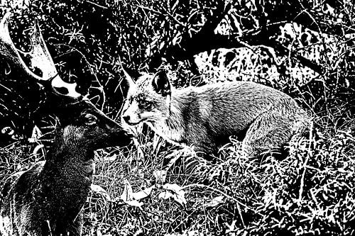 Hert en Vos Confrontatie op het beeldscherm