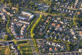 Coevorden, Luftaufnahme aus einem Heißluftballon