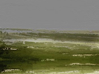 Neem even de tijd om in het veld te zitten. (Kwelder, polderlandschap)