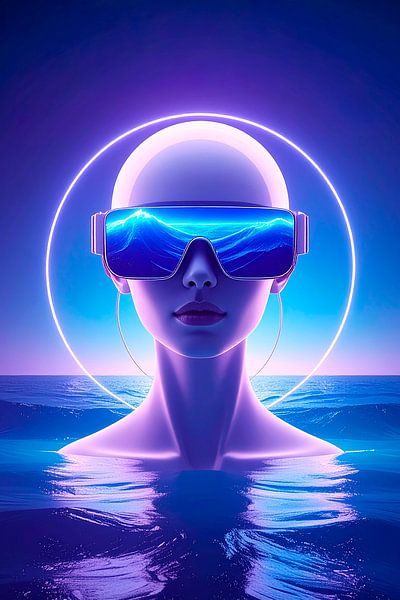 Vrouw met bril... van Ans Bastiaanssen