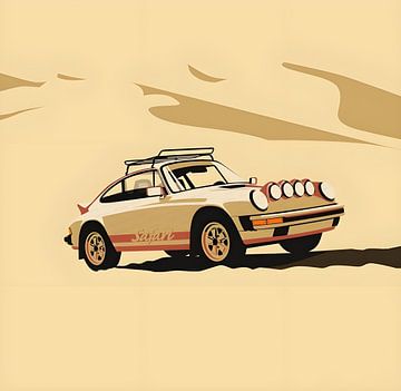 Porsche 911 safari van Rivlows Art