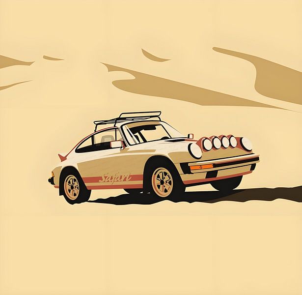 Porsche 911 safari by Rivlows Art