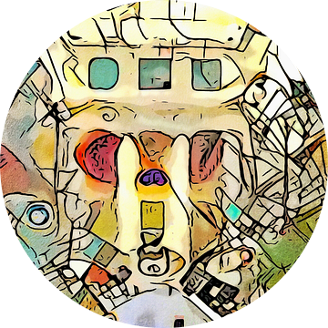 Kandinsky ontmoet Marseille, Motief 8 van zam art