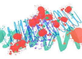 Jumping Through Puddles Abstrac