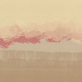 Moderne abstrakte Landschaft – Horizont Nr. 008 von Dina Dankers