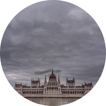 Het Hongaars parlementsgebouw in Boedapest van Thijs van Laarhoven