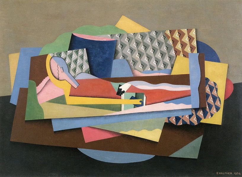 Liegende Frau (1924) von Georges Valmier von Peter Balan