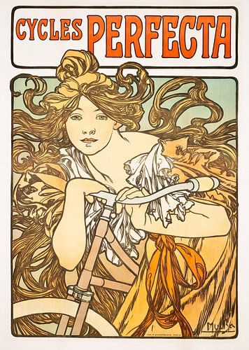 Cycles Perfecta (1897) by Alphonse Mucha