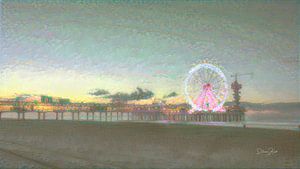 Pier van Scheveningen dans le style de Monet
