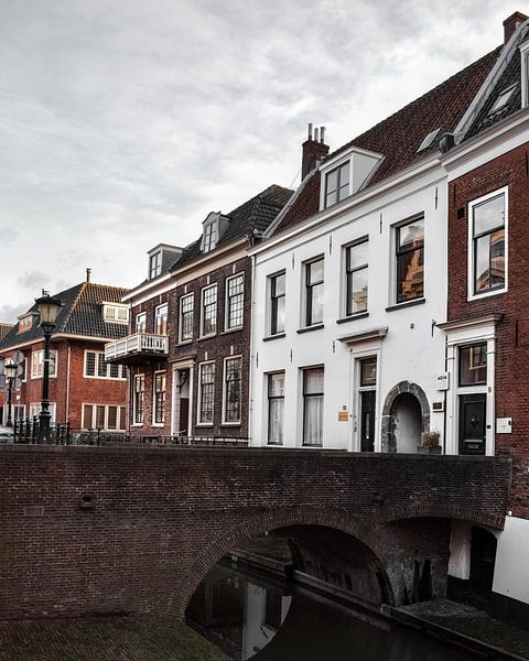Grachtenpanden in Utrecht von Kim de Been