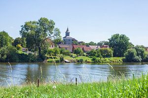 Weserpartie und St. Martinskirche, Hoya