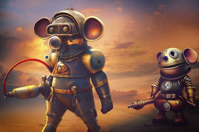 Mouse Warriors by AD DESIGN Photo & PhotoArt
