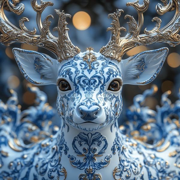 Porcelain animals by Ton Kuijpers