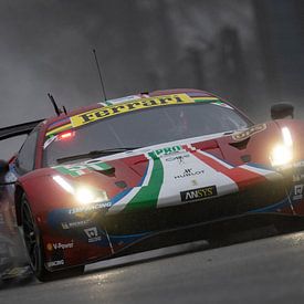 Total 6h of Spa, AF Corse Ferrari 488 EVO sur Rick Kiewiet