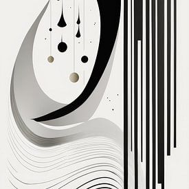 Abstract lines by Bert Nijholt
