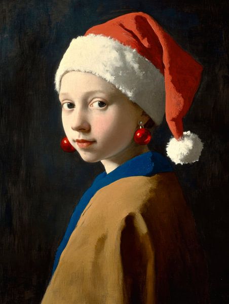 Girls' Christmas hat by Poster Art Shop