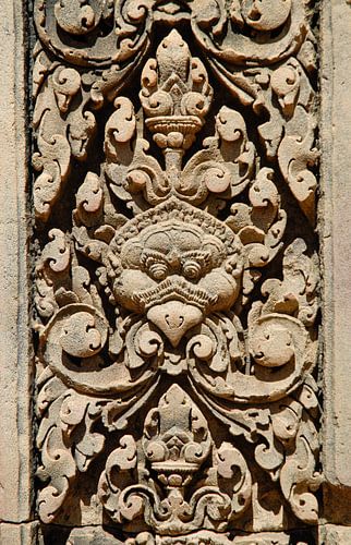 detail decoration Banteay Srei, Angkor Wat
