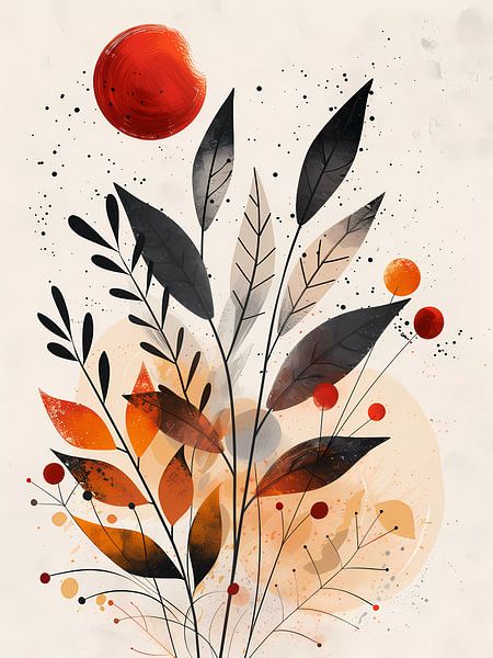 Rote Mondblumen von haroulita
