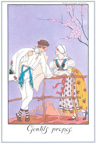 George Barbier - Gentil's Propos van Peter Balan
